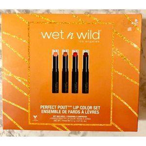 Wet N Wild Perfect Pout Lip Color Set (New)